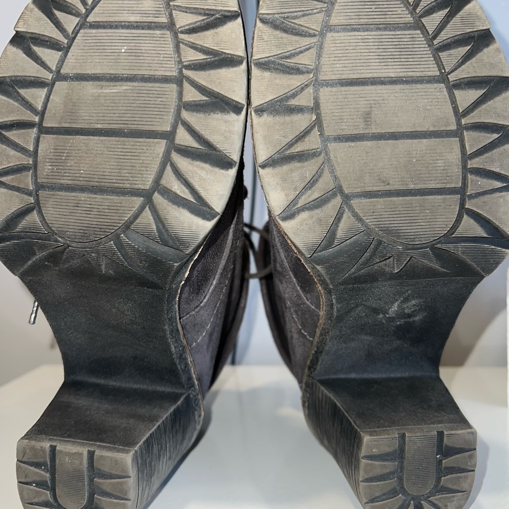 White Mountain Jay Jay Charcoal Gray leather suede Size 8.5M - Picture 8 of 12